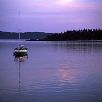 Bedwell Harbour Past Sunset